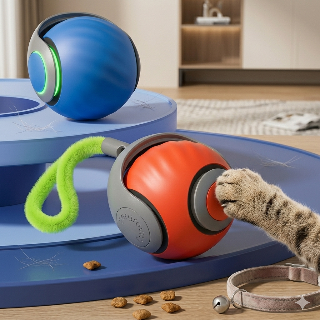 Balle Taquin Interactive pour Chat